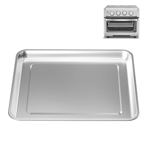 Stainless Steel Baking Tray Compatible with Cuisinart Toaster Oven Tray, Suitable for Cuisinart Air Fryer TOA-060/65