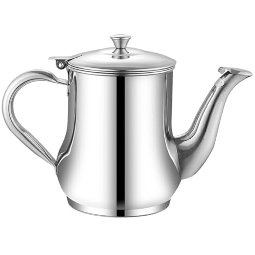 VICASKY Aceitera de Acero Inoxidable 32 Oz Filtro y Tapa Antigoteo, Dispensador Multifunción para Cocina, Uso Doméstico, Accesorios de Cocina y Control de Aceite Saludable