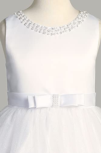 Pink Princess First Communion Dresses for Girls 7-16 1st White Holy Dress Plus Size Vestidos de Primera Comunion para Niñas2