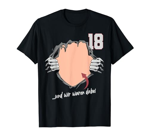 Gästebuch zur Volljährigkeit lustig Design zum 18. T-Shirt