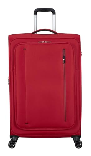 Valise American Tourister Cloudrider 77cm rouge avec serrure TSA