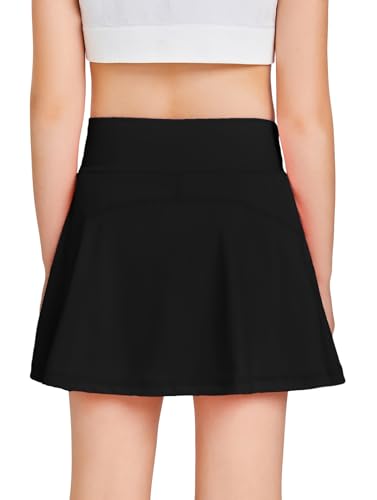 Image of Haloumoning Girls Tennis Skirt High Waisted Athletic Skorts