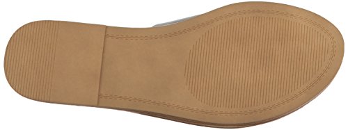 Steve Madden Women's Grace Flat Sandal, Black Leather, 8 M Us #TOP3