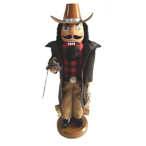 Santa's Workshop Leather Duster Cowboy Nutcracker, 14