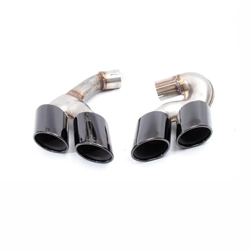 Tubo de escape coche en acero inoxidable con salida doble redonda para actualizar el modelo G05