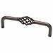 Liberty Hardware 65106RB Avante Rubbed Bronze 4 C-C Birdcage Cabinet Pull, Rubbed Bronze Ii Finish
