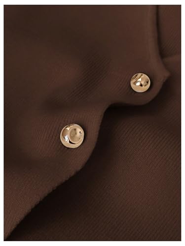 Floerns Women's Plus Size V Neck Sweater Vest Sleeveless Button Up Knitted Pullover4