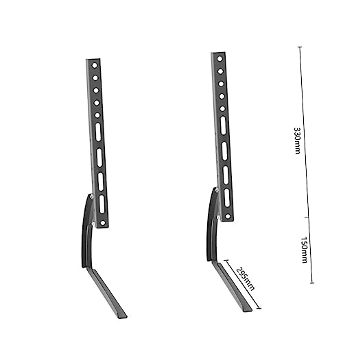 Support TV métallique robuste à base stable pour un montage facile - 7