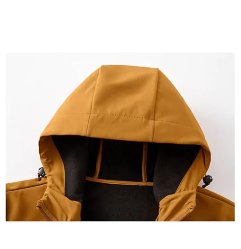 Veste polaire homme imperméable avec trenchcoat à capuche softshell