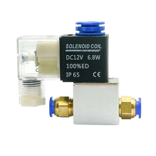 Électrovanne pneumatique 2V025-06 de commutation à solénoïde deux voies - 4