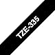 Brother TZE335 Thermodirektdrucktechnologie Weiß/Schwarz