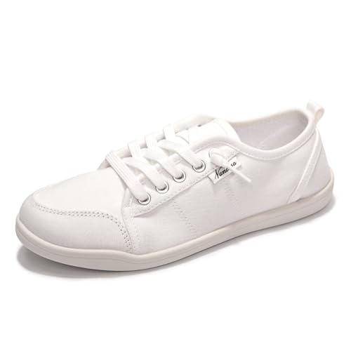 Image of Womens Slip On Shoes, Casual Canvas Tennis Sneaker Shoes