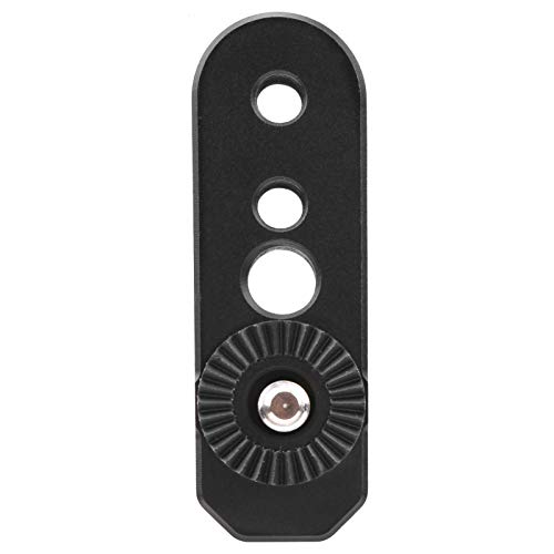 Image of Sturdy and Durable Alloy Camera Stabilizer Expansion Plate for S Black for Video Recording Equipment