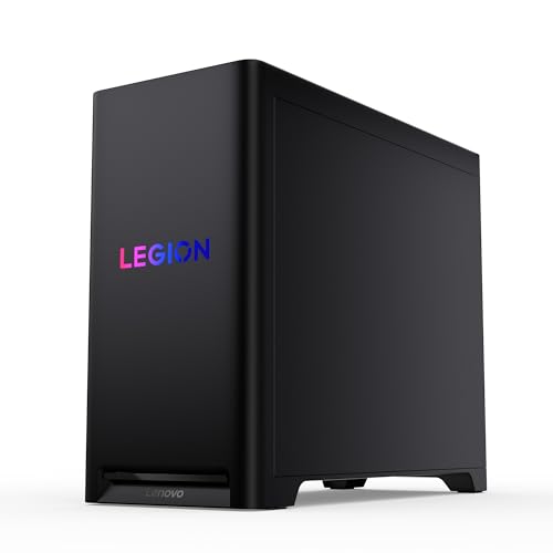 Image of Lenovo Legion Tower 5-2026 - Gaming Desktop - NVIDIA GeForce RTX 5070 Ti - Ryzen 7 9800X3D - 32GB Memory - 1TB Storage - Windows 11 Home - Eclipse Black - Free 3 Months PC Game Pass