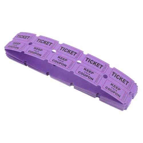 HORIALENCE 200 Piezas Entradas para Rifa Boletos de Papel para Sorteos Juego de Fiesta Eventos Carnaval Suministro de Papeletas para Rifas Fácil Distribución y Sorteo Justo