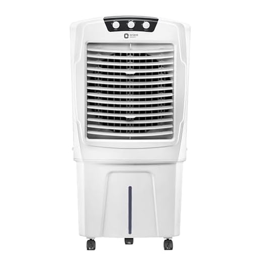 Orient Electric Aerostorm 92 L Desert Air Cooler For Home | Densenest Honeycomb Pads For More Cooling| Inverter Compatible | 4000 Mch High Air Delivery | Auto-Fill Feature |Air Cooler For Room | White