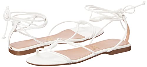 Sandália Rasteira Branco My Shoes
