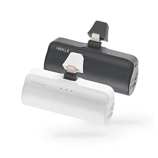 iWALK Small Portable Charger 3350mAh Power Bank Compatible withiPhone 14/14 Max/14 Pro Max/13/13 Mini/13 Pro Max/12/12 Mini/12 Pro/11/XR/XS/X/8/7/6,(2pack,Black and White)