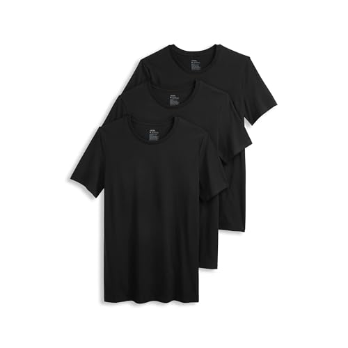 Jockey Men's Undershirt Cotton Stretch Crew Neck Undershirt - 3 Pack