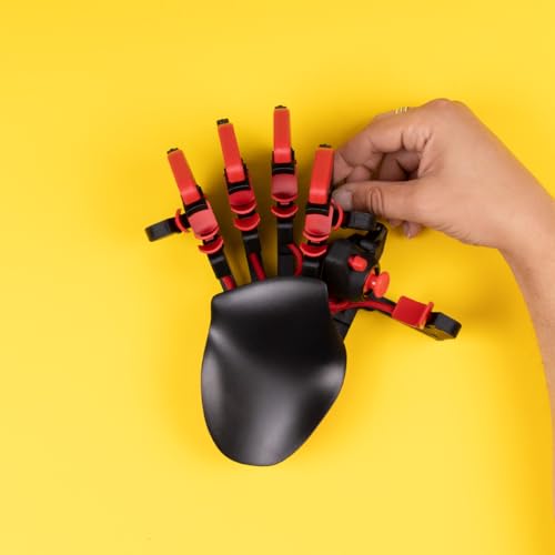 Image of AZERON Gaming Keypad - Programmable One Handed Gaming Keyboard for PC Gaming - with Hall effect Analog Thumbstick and 30 Programmable Keys - 3D Printed Customized Keypad - for Righties (Red, Cyborg