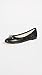 Sam Edelman Women's Felicia Ballet Flat, Black Leather, 4 M US