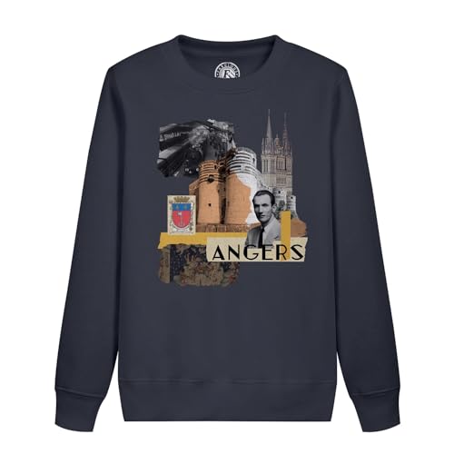 Sweatshirt Angers enfant anti-courants d'air style collage château