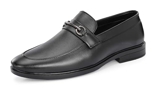 Image of Server Slip-On Mens' Formal Shoe | Pull On Stylish Non-Lace Design | Soft Cushioned Insole for Comfort | Premium Craftsmanship & Durable Build | Perfect for Office & Formal Wear | Loafer Look