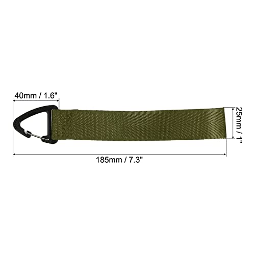 PATIKIL Wrist Lanyard for Keys 5 Pack Wristlet Strap Keychain Hand Wrist Lanyards Keyrings Key Chain Holder for Outdoors Dark Green - Image 2