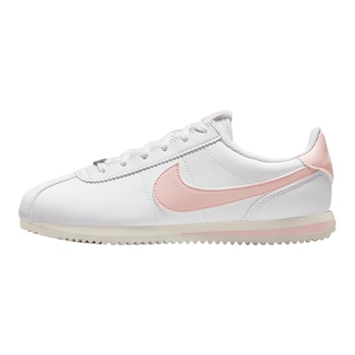 Nike Cortez Big Kids' Shoes (DM0950-117, White/Sail/Echo Pink)