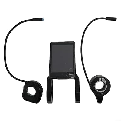 Electric Scooter LCD Display Screen, Central Control Panel Digital Monitor with Multiple Pin Connector Compatible for Kugoo E-Bike Components Replacement Parts