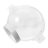 FONDOTIN Transparenter Katzenhelm Aus Abs-Material Zur Fellpflege Katzenkopfhaube Für Genesung Nach Operationen Sicher Und Geruchsneutral Sicht Für Katze Zum Abgewöhnen Von Beißen Und Kauen