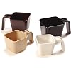 Carlisle FoodService Products 49112-106 Polycarbonate Portion Cup with U-Shaped Handle, 12-Ounce Capacity, 5-1/2 Length x 3-3/8 WIdth x 2.95 Depth, Beige (Case of 6)