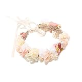 Material: la corona de boda hecha de tela de alta calidad es exquisita y duradera.