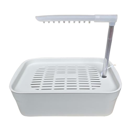PUXZYAX Bath Tub Container USB Electric Bathtub Shower Box Various Pet Birds Bathing Needs Helping To Maintain Hygiene And USB Electric Large Bird Bathtub Shower Accessory, White, 32x22x26cm - Image 6