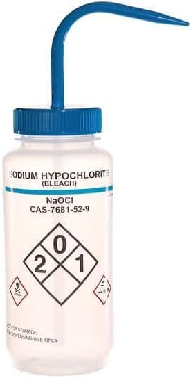 Cole-Parmer Safety Wash Bottle, LDPE, Vented, Methyl Ethyl Ketone, 500mL: 6/PK