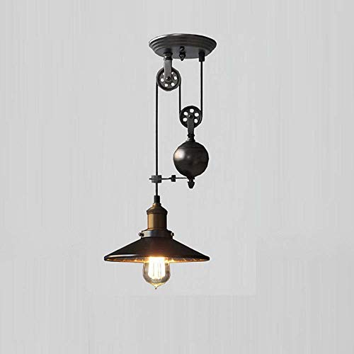 Lustre loft américain rétro pour bar et restaurant suspension industrielle araignée HHRFCS
