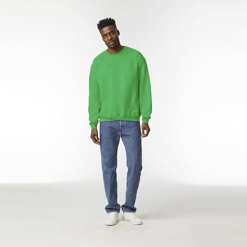 Image of Gildan Men's Cotton Spandex Polyester Blend Crew Neck Sweatshirt