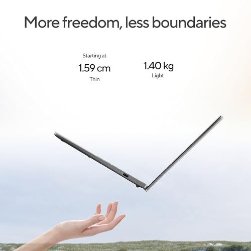 Image of ASUS Vivobook S16 (2026), Smartchoice,Intel Core Ultra 7 355 (Series 3),16GB RAM, 1TB SSD, OLED, 16 inch(40 cm),Win 11, M365 Basic(1 Year), Office 2024, Matte Gray,1.7 Kg, S3607AA-SH089WS, Copilot+ PC