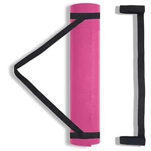 Lot de 3 sangles de transport réglables pour tapis de yoga en coton – Pour la plupart des tailles – Sangle de transport pour tapis de yoga – Pour le transport, le rangement et l&rsquo;organisation du tapis
