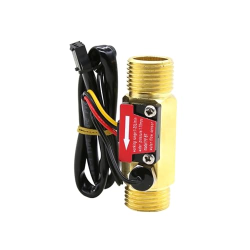 Medidores de flujo con sensor de flujo de agua de 3/4 y detección de temperatura 4