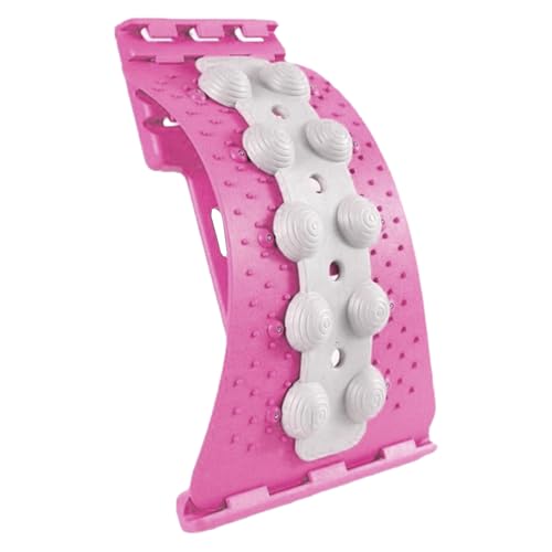 Adjustable Back Stretcher with Massage Points — Pinks