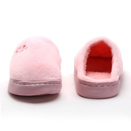 Image of Unisex Winter Flip Flop Slipper for Men and Women Soft Faux Fur Slip On Indoor Home Slides Slipper for Bedroom Sandals