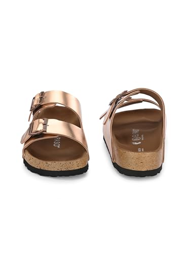 Image of EL PASO Leather Fashion Sandals Casual Platform Heels Wedges Cork Sole Sandal for Women & Girls