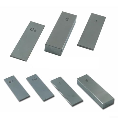Eawfgtuw - Eawfgtuw Bloc de jauge en acier de haute précision de qualité industrielle pour l'ingénierie, l'inspection du travail des métaux, calibrage dimensionnel, 9 mm d'épaisseur (1 mm)