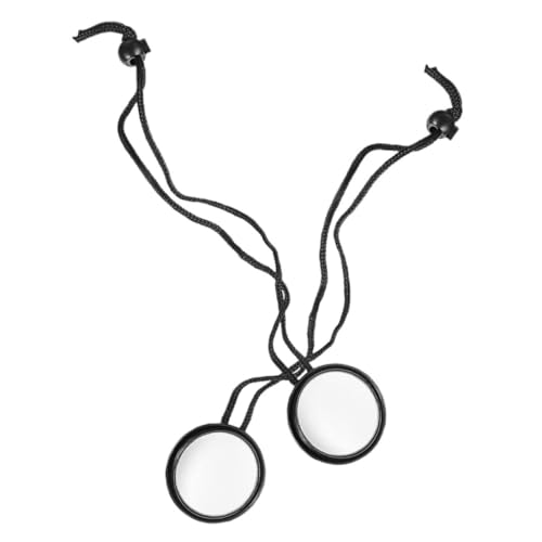 OSOLADY 2Pcs Scuba Diving Rearview Mirror Angle Signal Mirror with Side Strap for Cave Boat Diving Durable Reflective Accessory for Enhanced Underwater Safety