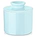 Butterdose porzellan, LOVECASA runder Butterbehälter , Französische Butterdose-frische und weiche Butter, 180ML, blau