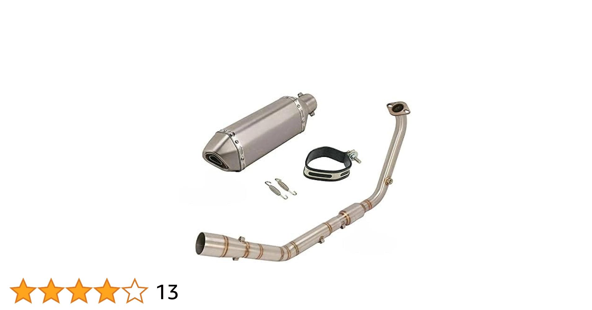 Amazon | オートバイ排気口 エキゾーストパイプ 中間パイプ