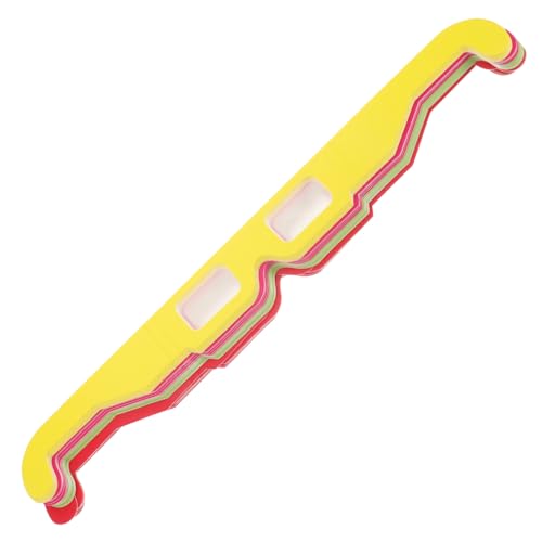 Gogogmee Occhiali 3d a Diffrazione Arcobaleno Per Feste Rave 20 Pezzi, Occhiali Luminosi Leggeri in Cartone Colorati Per Eventi Serali e Concerti, Set Effetti 3d Intensi e Comfort Prolungato