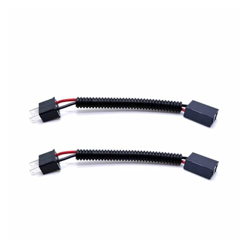 PQMIERA 2x H4 H7 H11 9005/9006 Wiring Harness Conector Adapter Male Female Bulb Socket Extension Cable Car Headlight Fog Light Wire Kit(H7)