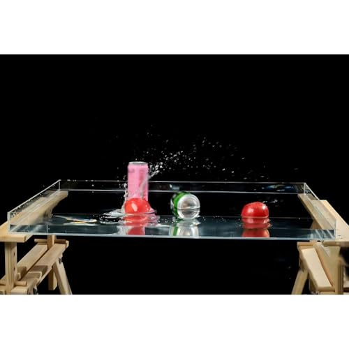Accessoires de prise de vue cosmétique et bac à eau pour photographie 60x50